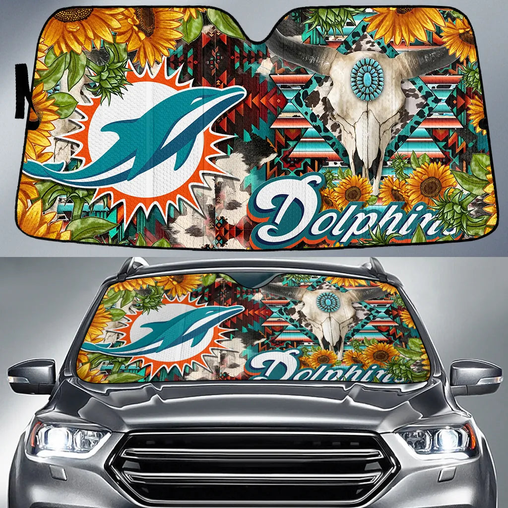 Miami Dolphins Auto Sun Shade BG229