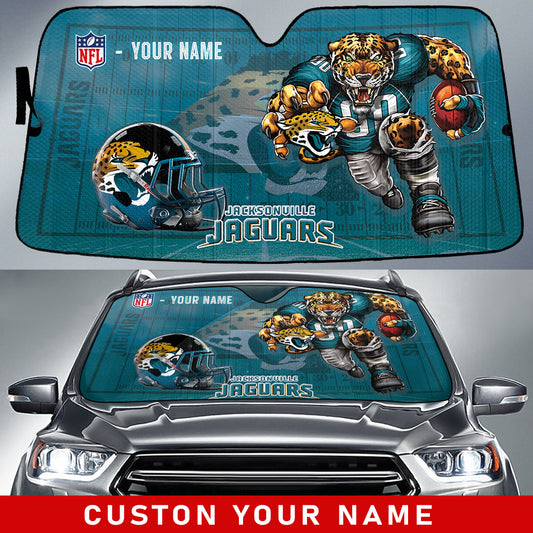 Jacksonville Jaguars Personalized Auto Sun Shade BGAUSS232