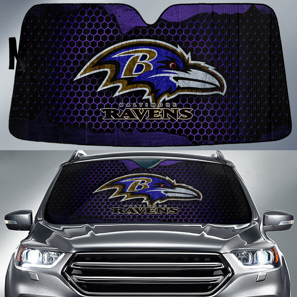 Baltimore Ravens Auto Sun Shade BGAUSS237