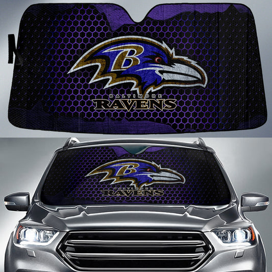 Baltimore Ravens Auto Sun Shade BGAUSS237