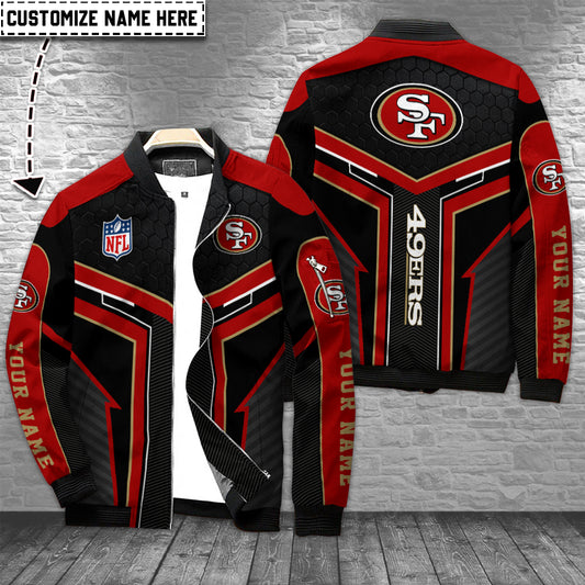 San Francisco 49ers Personalized Bomber Jacket BGBBJ1000