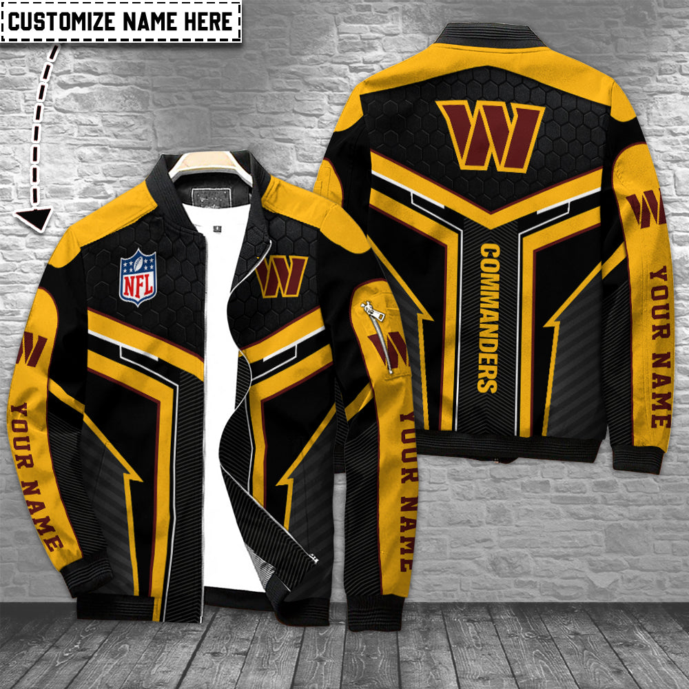 Washington Commanders Personalized Bomber Jacket BGBBJ1001