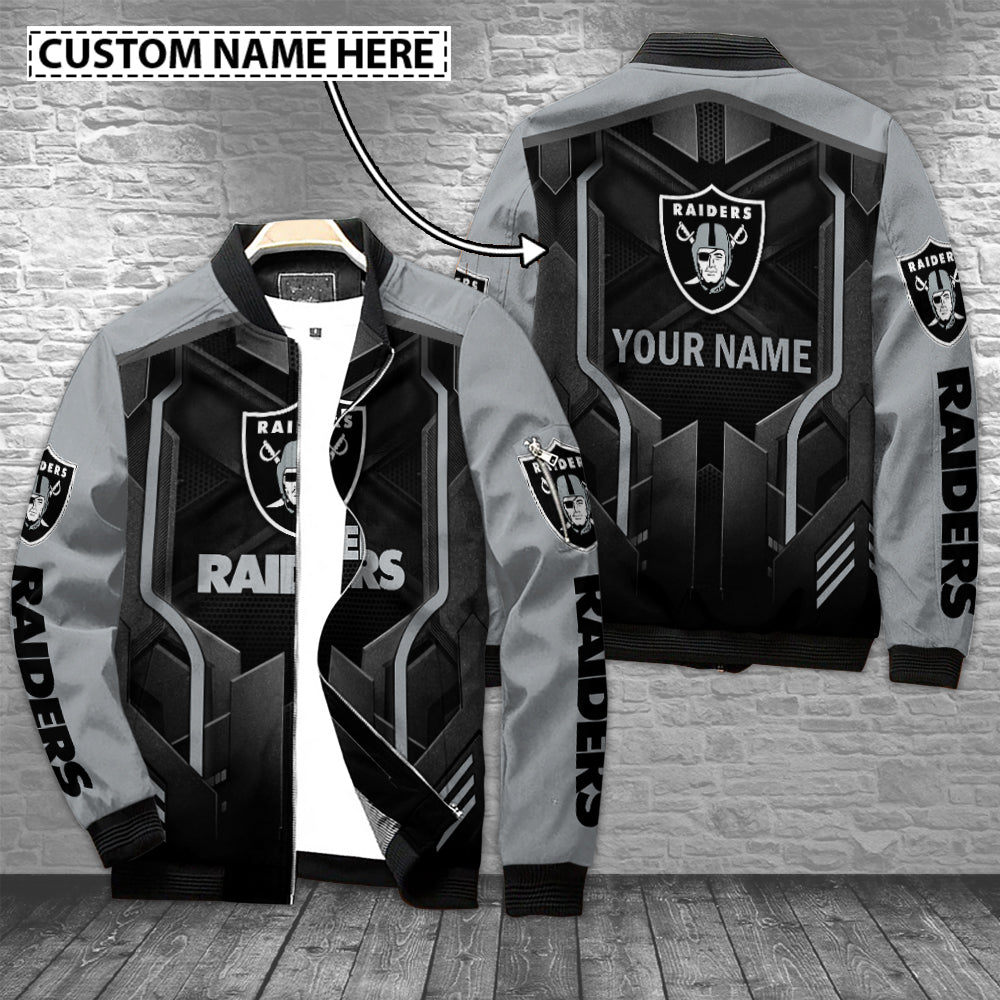 Las Vegas Raiders Personalized Bomber Jacket AZCBJ002