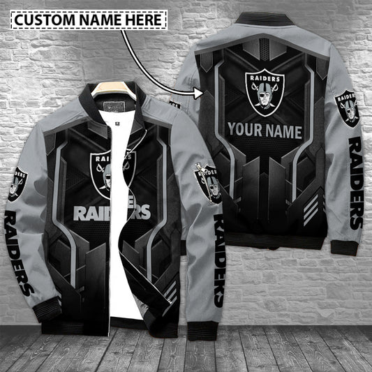 Las Vegas Raiders Personalized Bomber Jacket AZCBJ002