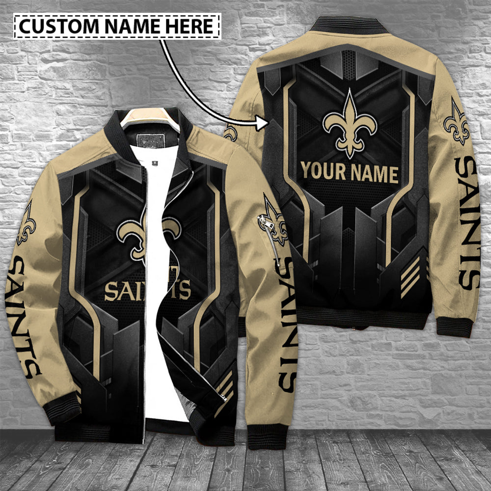 New Orleans Saints Personalized Bomber Jacket AZCBJ008