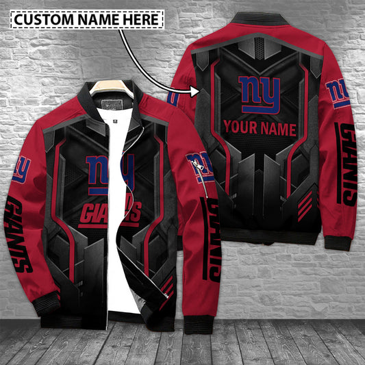 New York Giants Personalized Bomber Jacket AZCBJ009