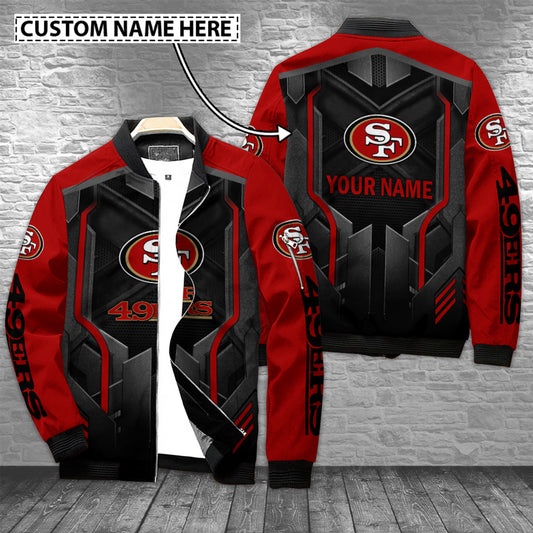 San Francisco 49ers Personalized Bomber Jacket AZCBJ013