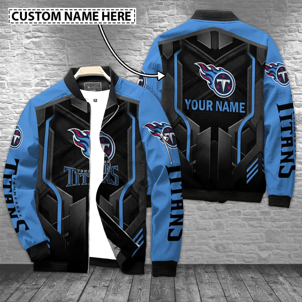 Tennessee Titans Personalized Bomber Jacket AZCBJ016