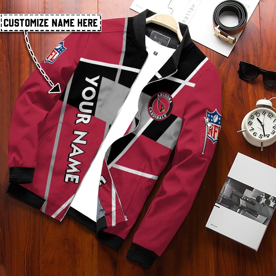 Arizona Cardinals Personalized Bomber Jacket BG864