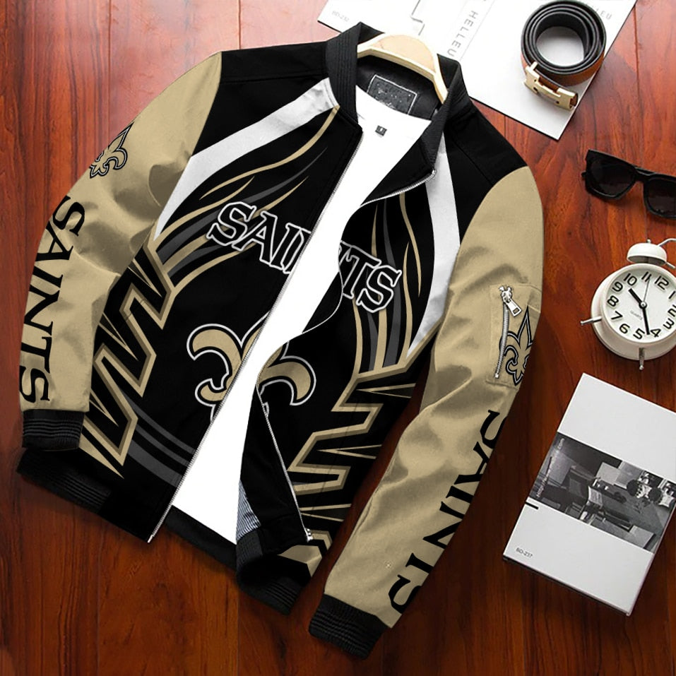 New Orleans Saints Personalized Bomber Jacket BG874