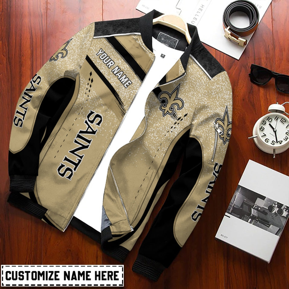 New Orleans Saints Personalized Bomber Jacket BG883