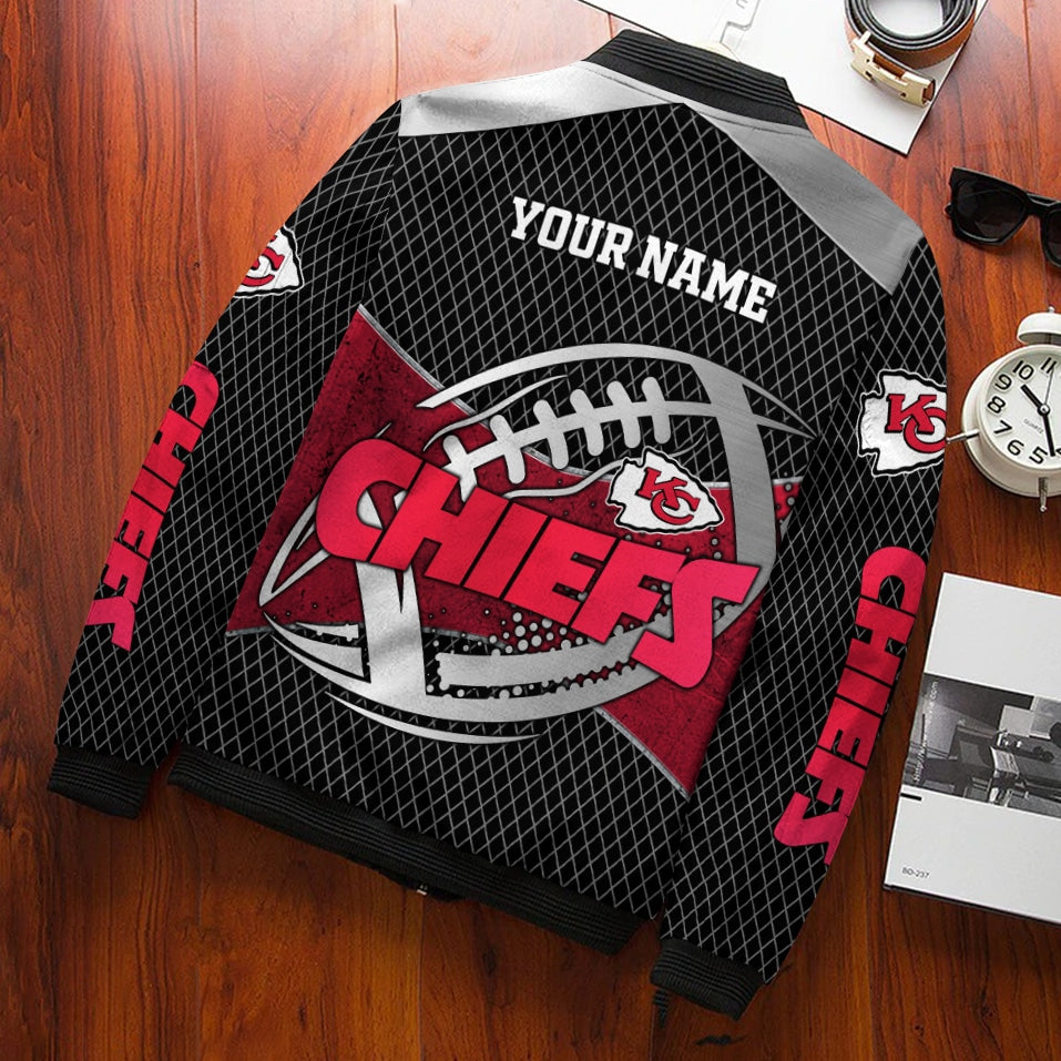 Kansas City Chiefs Personalized Bomber Jacket BG897