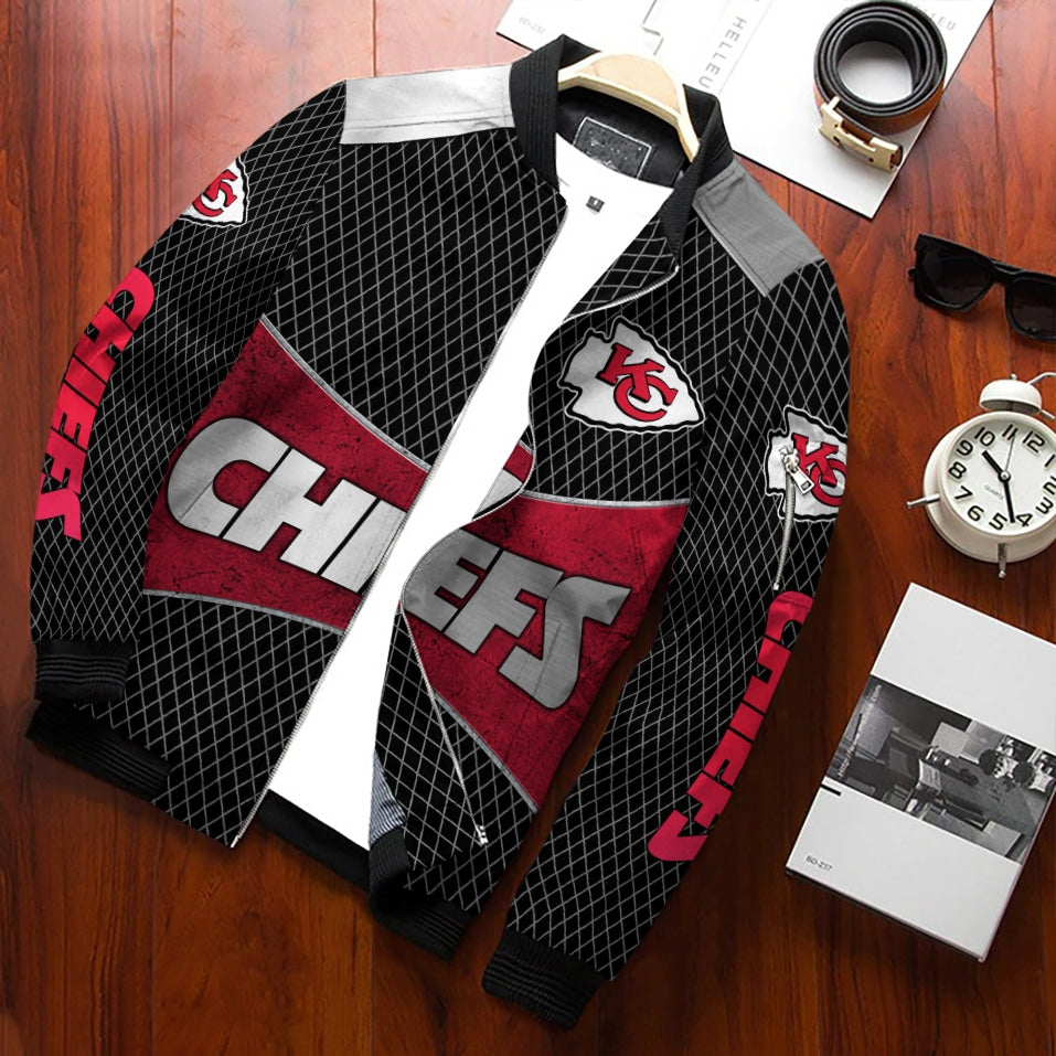 Kansas City Chiefs Personalized Bomber Jacket BG897