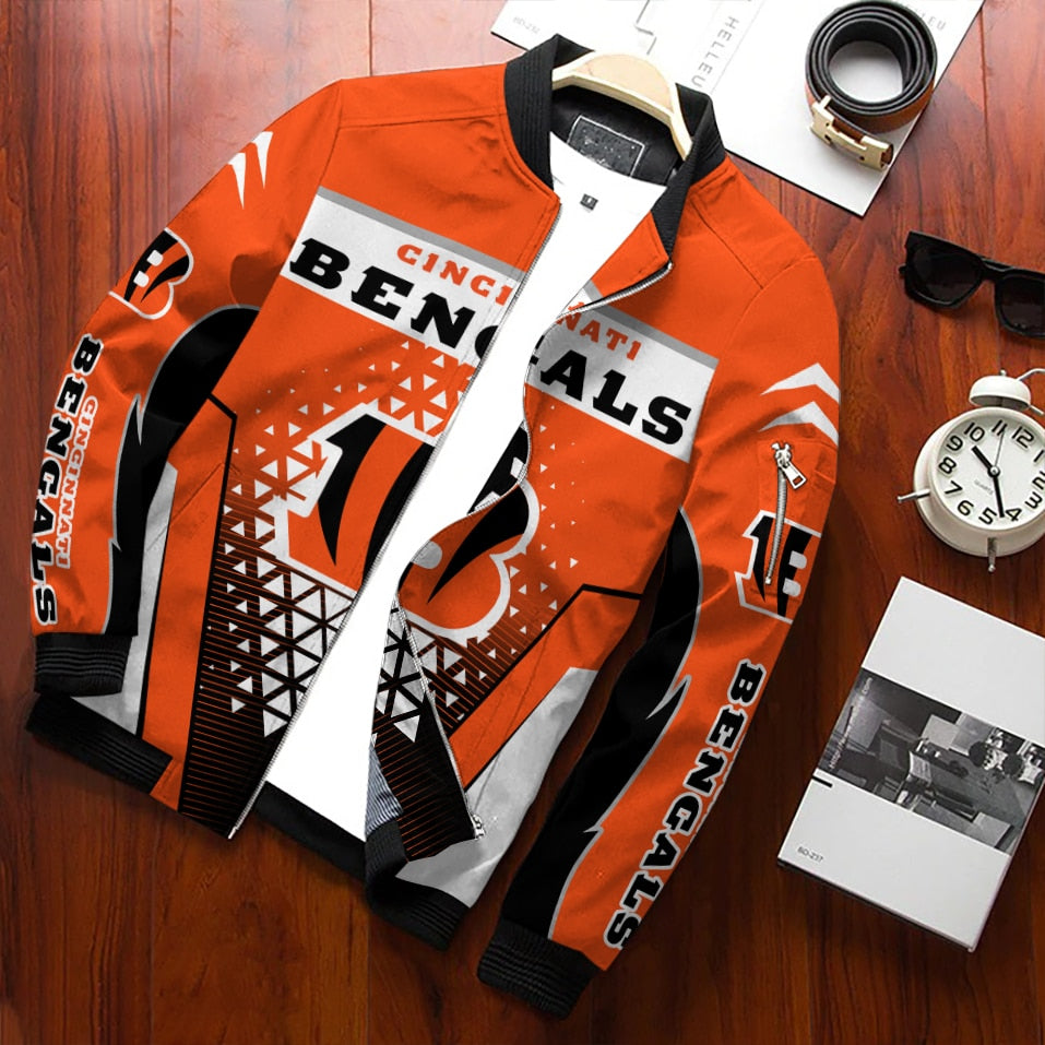 Cincinnati Bengals Personalized Bomber Jacket BG902
