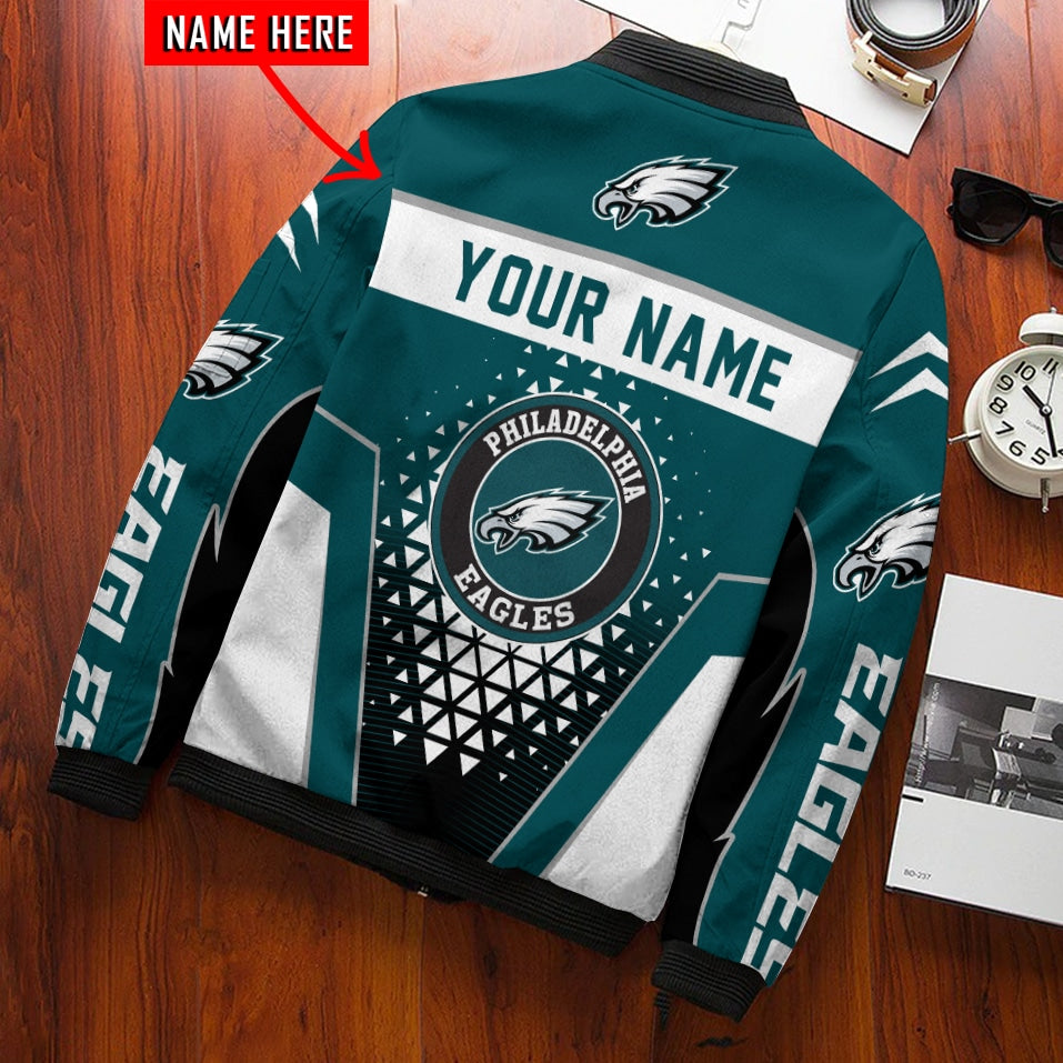 Philadelphia Eagles Personalized Bomber Jacket BG903