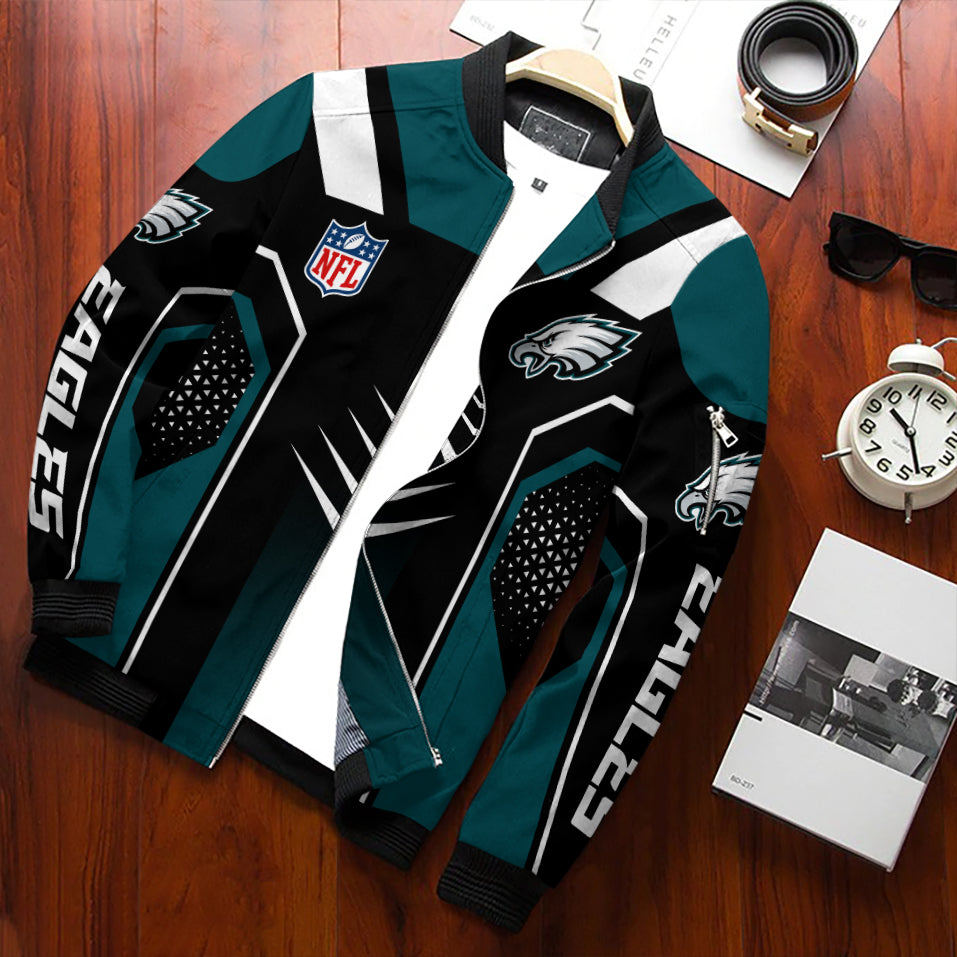 Philadelphia Eagles Personalized Bomber Jacket BG907