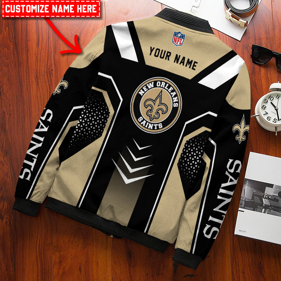 New Orleans Saints Personalized Bomber Jacket BG908