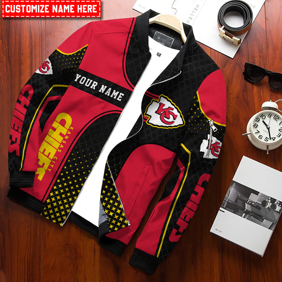 Kansas City Chiefs Personalized Bomber Jacket BG916