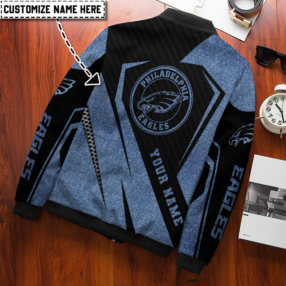 Philadelphia Eagles Personalized Bomber Jacket BG920