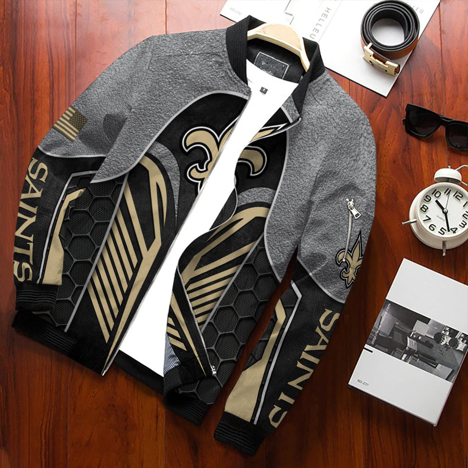New Orleans Saints Personalized Bomber Jacket BG924