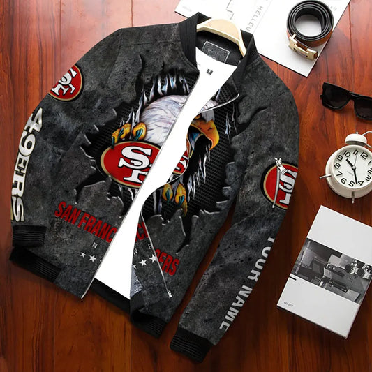 San Francisco 49ers Personalized Bomber Jacket BG926