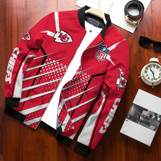 Kansas City Chiefs Personalized Bomber Jacket BG930