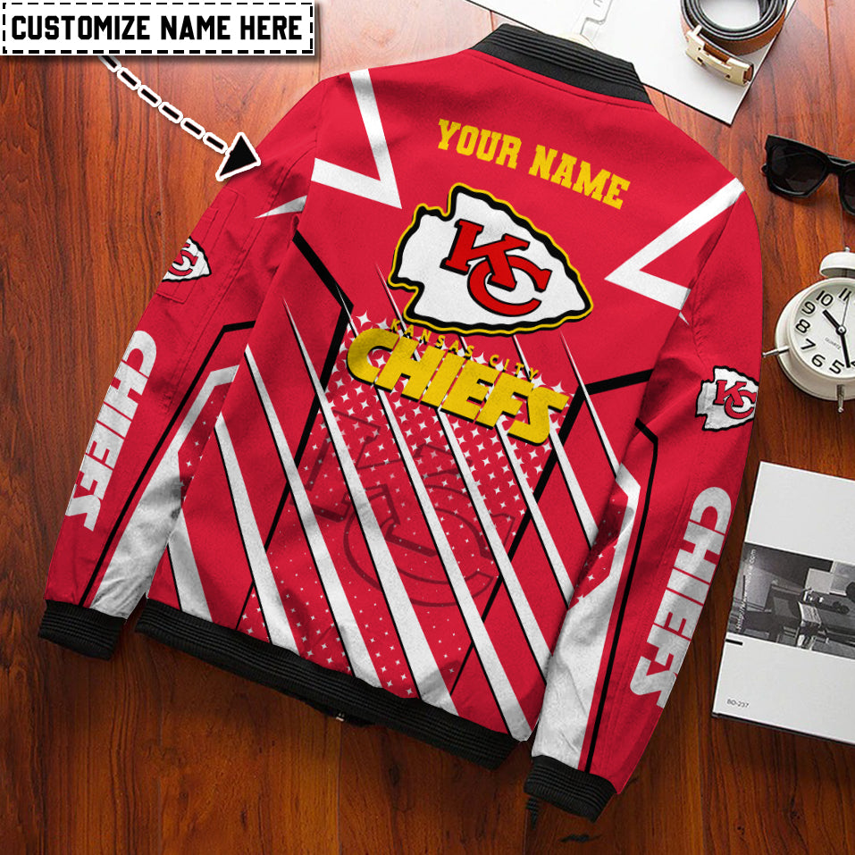 Kansas City Chiefs Personalized Bomber Jacket BG930