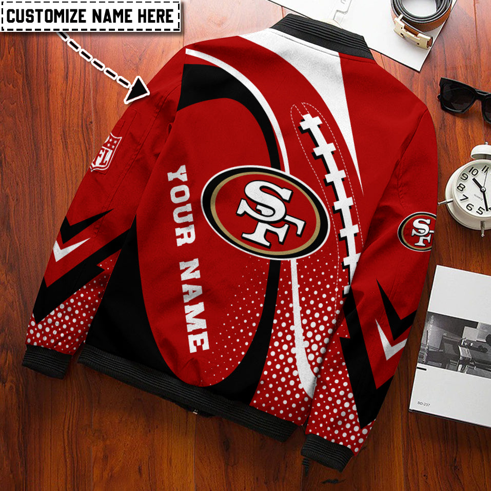 San Francisco 49ers Personalized Bomber Jacket BG932