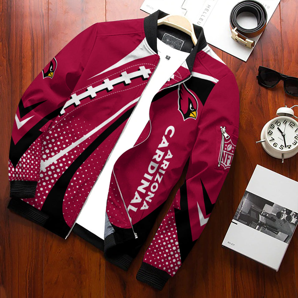 Arizona Cardinals Personalized Bomber Jacket BG936