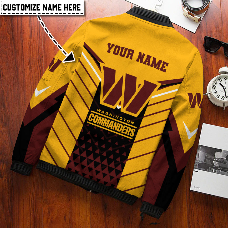 Washington Commanders Personalized Bomber Jacket BG946