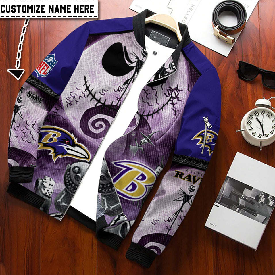 Baltimore Ravens Personalized Bomber Jacket BGBBJ949