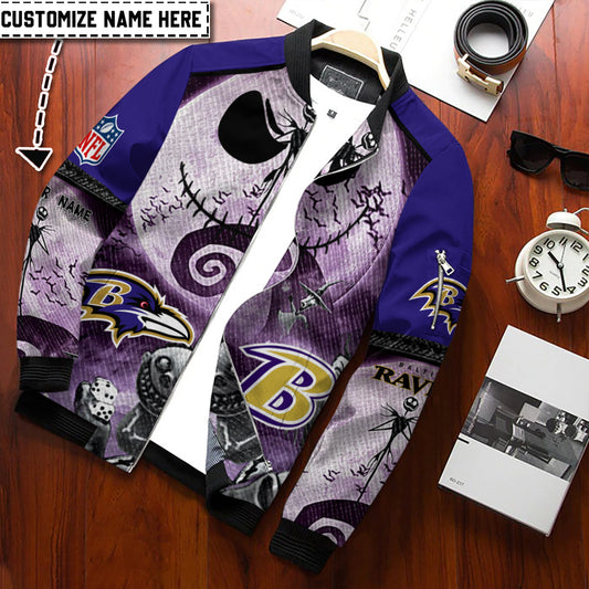 Baltimore Ravens Personalized Bomber Jacket BGBBJ949