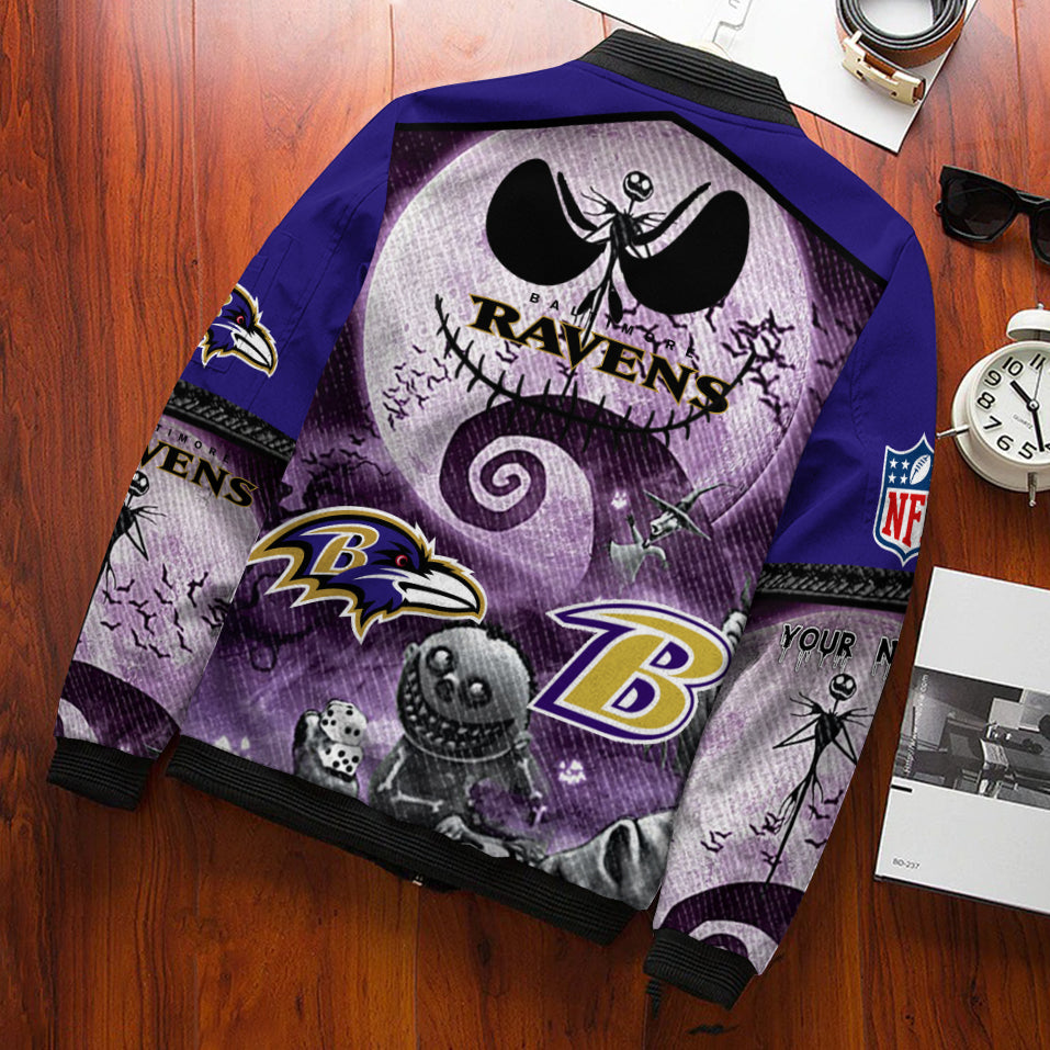 Baltimore Ravens Personalized Bomber Jacket BGBBJ949
