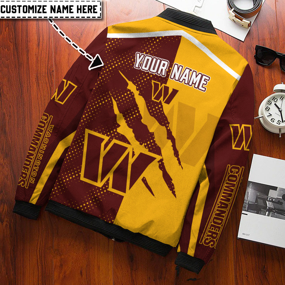 Washington Commanders Personalized Bomber Jacket BGBBJ951