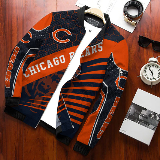 Chicago Bears Personalized Bomber Jacket BGBBJ956