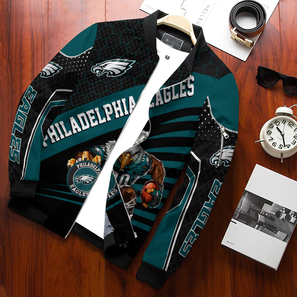 Philadelphia Eagles Personalized Bomber Jacket BGBBJ957