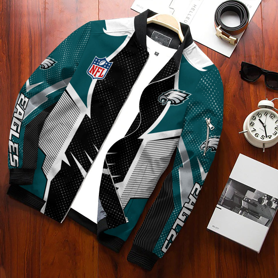 Philadelphia Eagles Personalized Bomber Jacket BGBBJ968