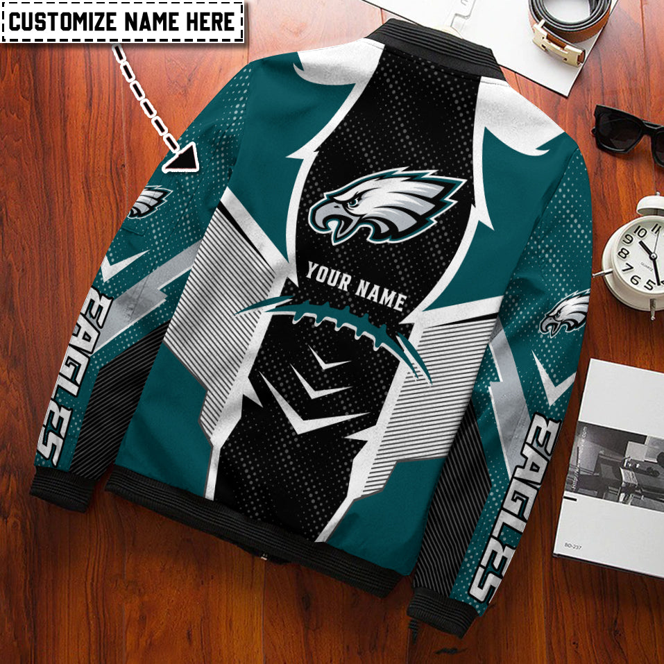 Philadelphia Eagles Personalized Bomber Jacket BGBBJ968