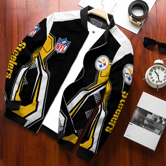 Pittsburgh Steelers Personalized Bomber Jacket BGBBJ973