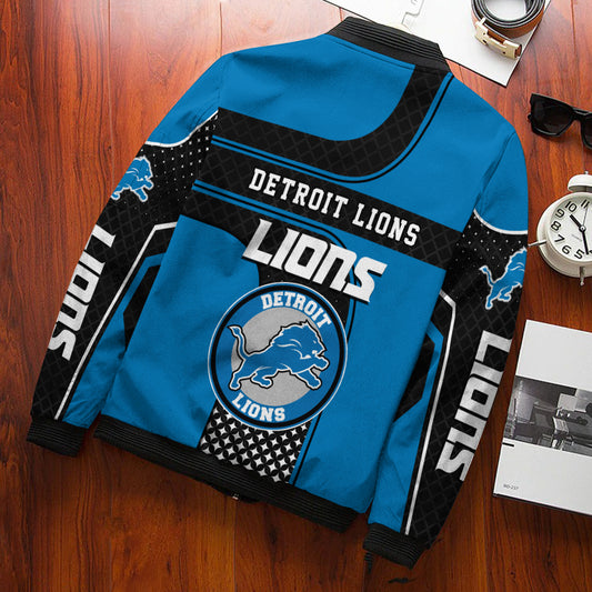 Detroit Lions Personalized Bomber Jacket BGBBJ975