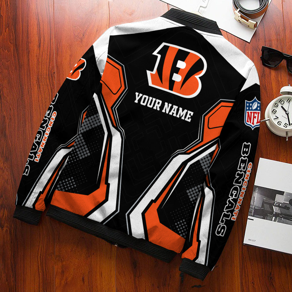 Cincinnati Bengals Personalized Bomber Jacket BGBBJ978