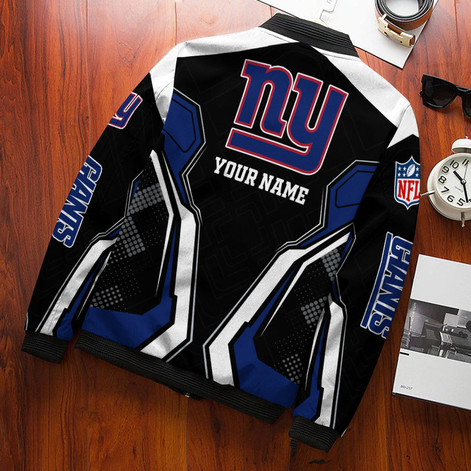 New York Giants Personalized Bomber Jacket BGBBJ979