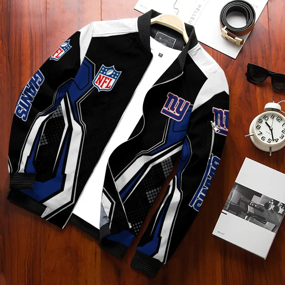 New York Giants Personalized Bomber Jacket BGBBJ979
