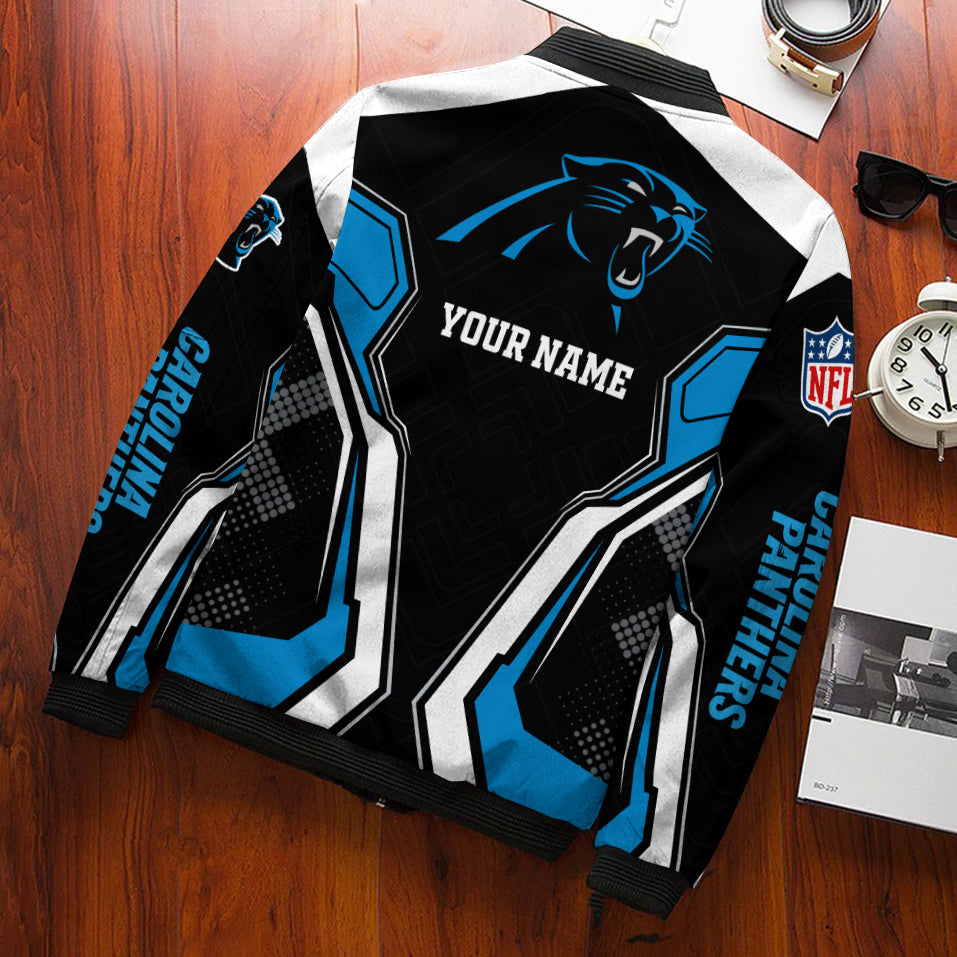 Carolina Panthers Personalized Bomber Jacket BGBBJ980