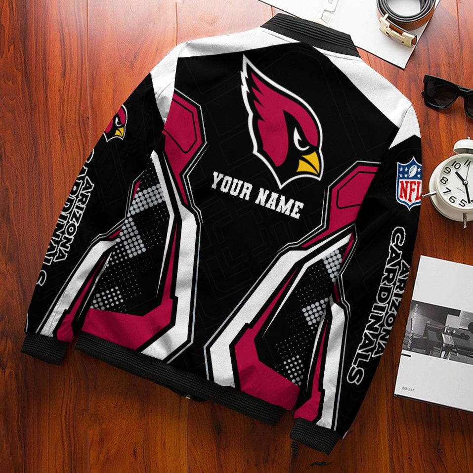 Arizona Cardinals Personalized Bomber Jacket BGBBJ986