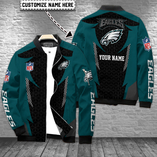Philadelphia Eagles Personalized Bomber Jacket BGBBJ998