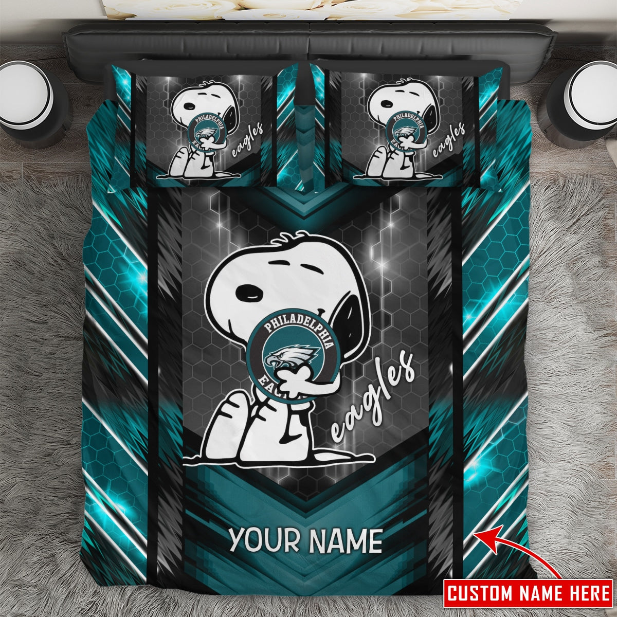 Philadelphia Eagles Personalized Bedding Set BG65