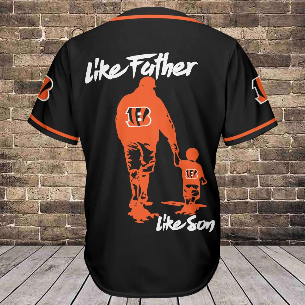Cincinnati Bengals Personalized Baseball Jersey BG769