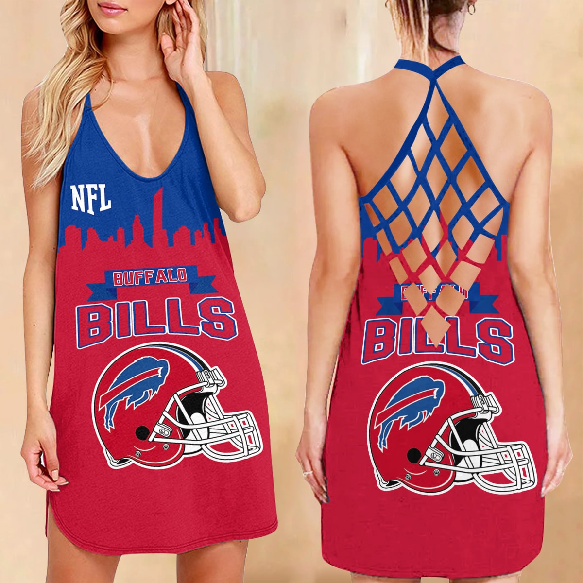 Buffalo Bills Criss-Cross Dress 34