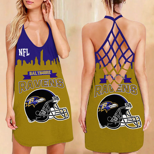 Baltimore Ravens Criss-Cross Dress 35